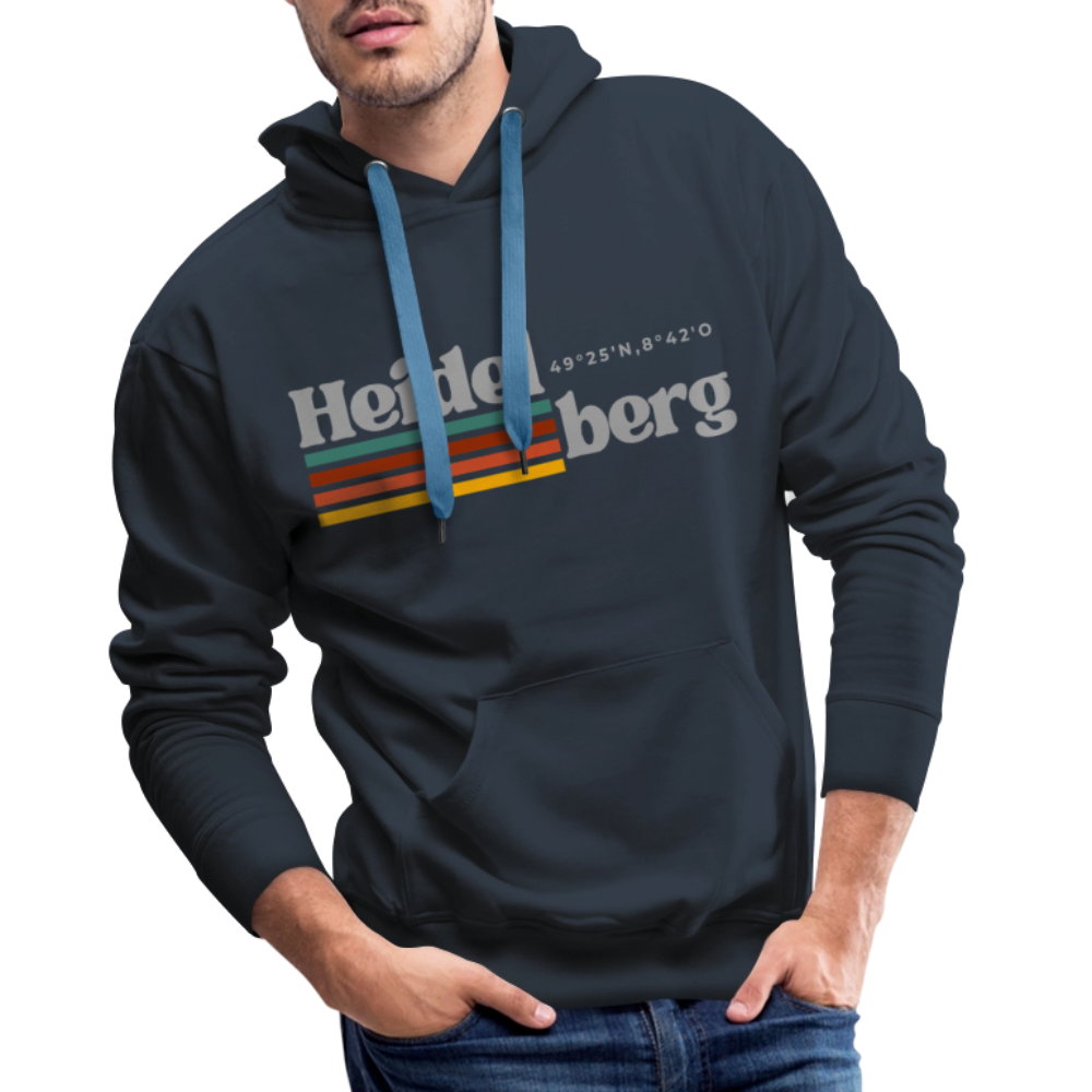 Hoodie Heidelberg "Retro" - Navy