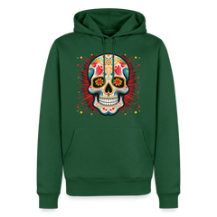 Hoodie Mexico "Craneo Dos" - Flaschengrün