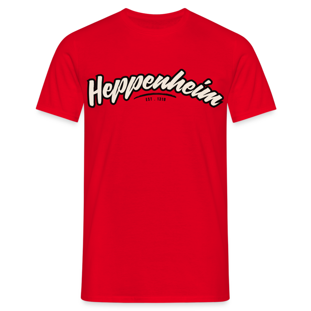 T-Shirt Heppenheim "Graffiti Tag" - Rot