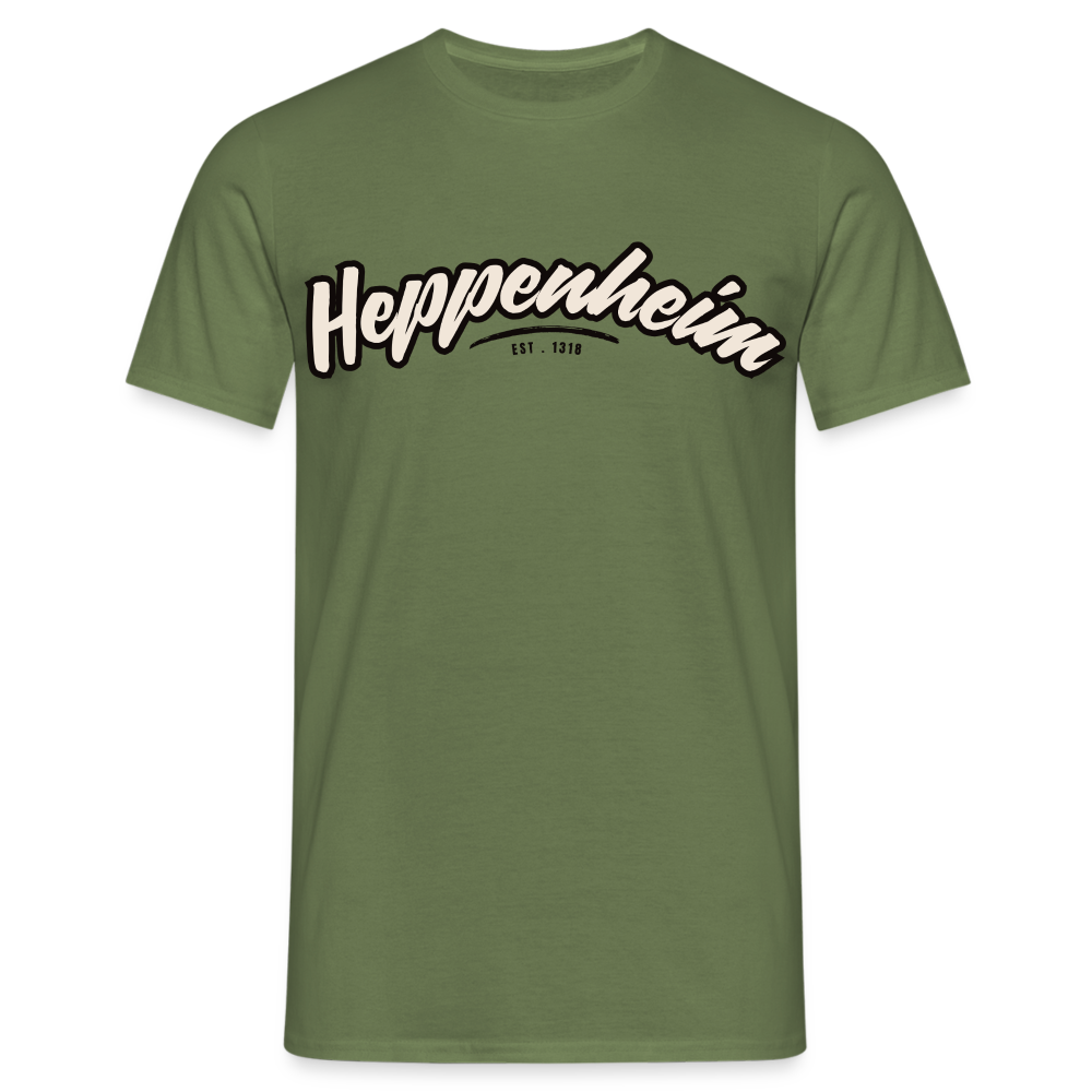 T-Shirt Heppenheim "Graffiti Tag" - Militärgrün