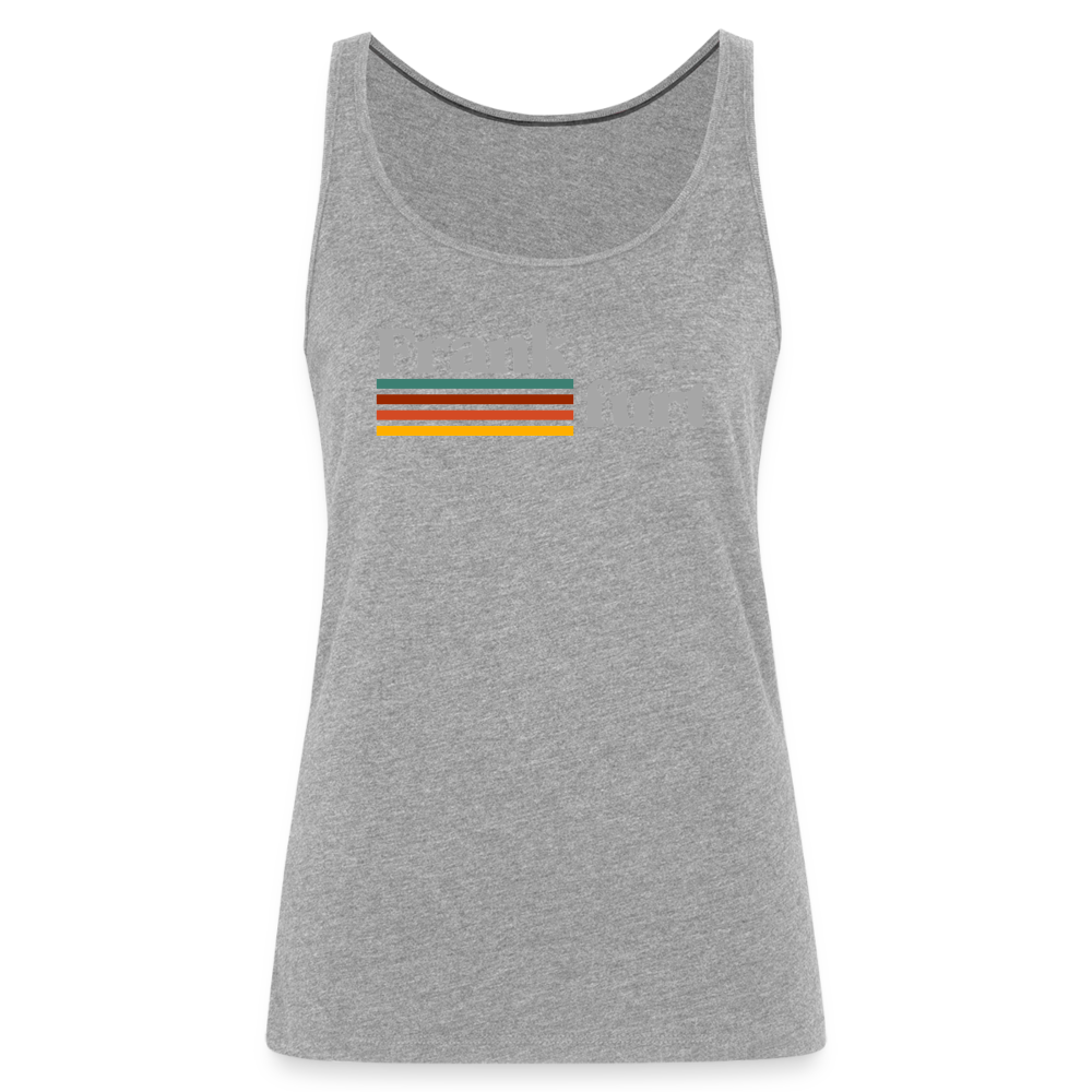 Tanktop Ladies Frankfurt (Main) "Retro" - Grau meliert