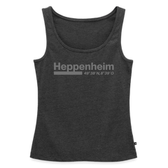 Tanktop Ladies Heppenheim "Bold GPS" - Anthrazit meliert