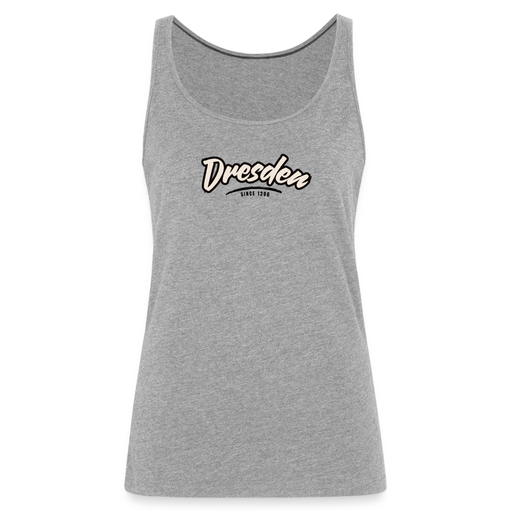 Tanktop Ladies Dresden "Graffiti Tag" - Grau meliert