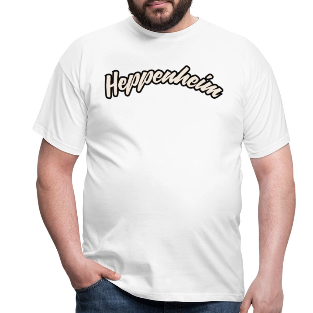 T-Shirt Heppenheim "Graffiti Tag White" - Weiß