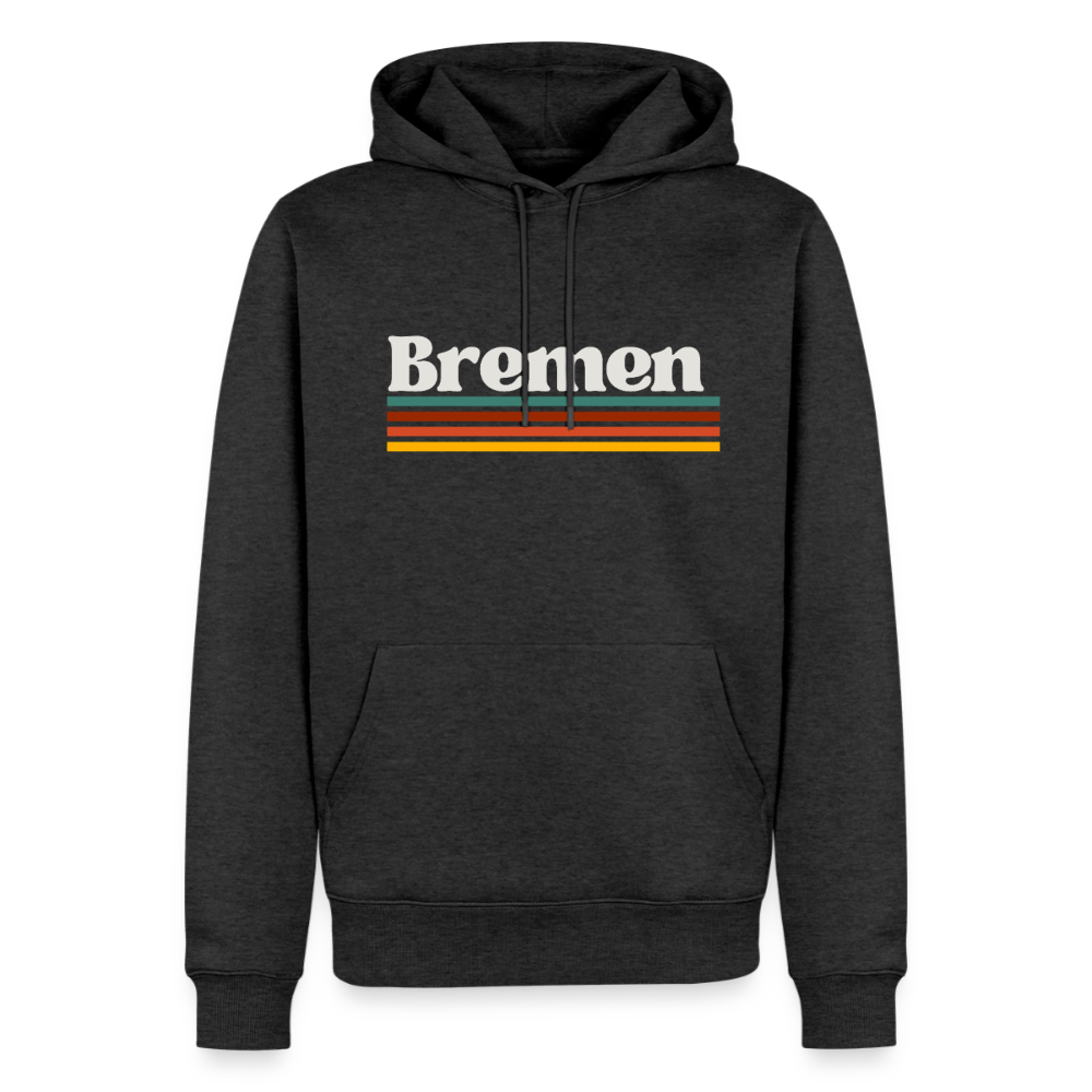 Hoodie Bremen "Retro" - Anthrazit meliert