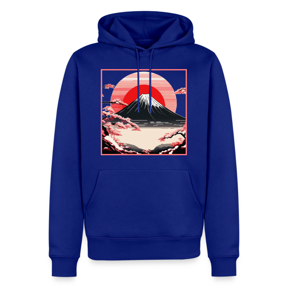 Hoodie Japan "Fuji" - Royalblau