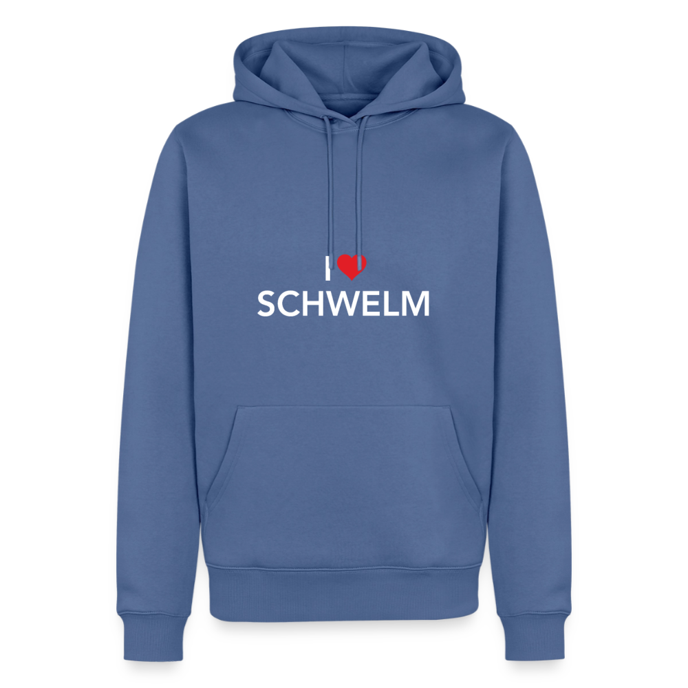 Hoodie I Love Schwelm - Taubenblau