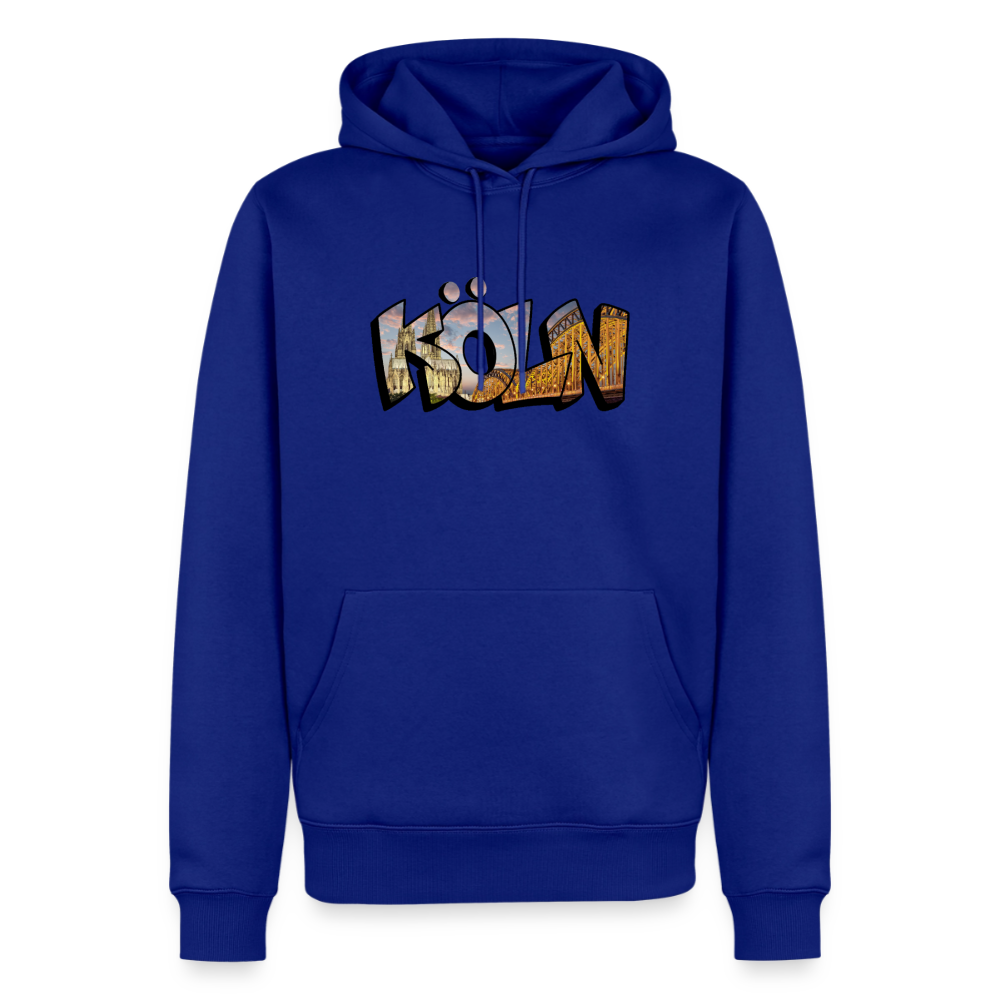 Hoodie Köln "Skyline Sunset" - Royalblau