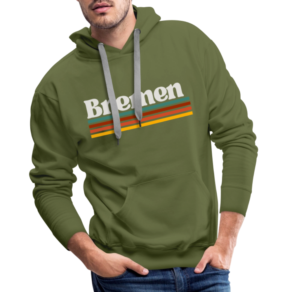 Hoodie Bremen "Retro" - Olivgrün