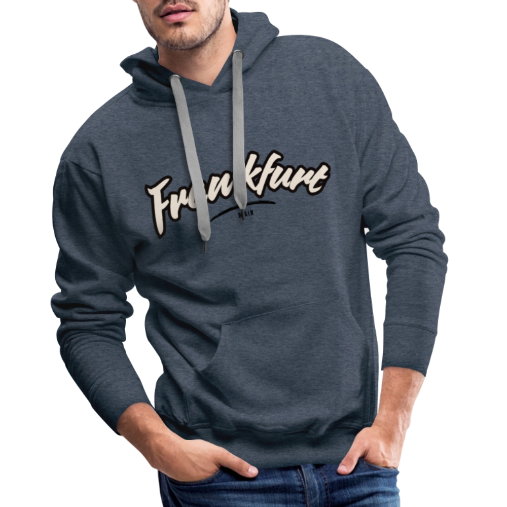 Hoodie Frankfurt (Main) "Graffiti Tag" - Jeansblau
