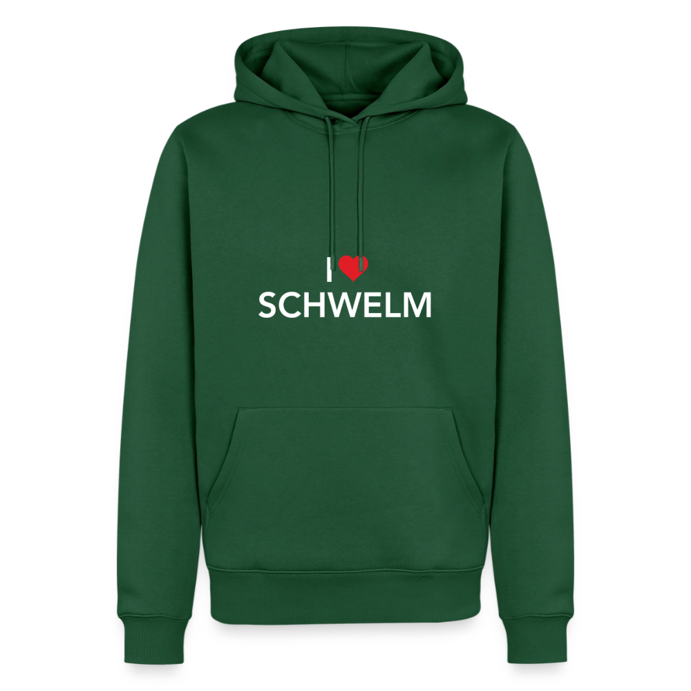 Hoodie I Love Schwelm - Flaschengrün