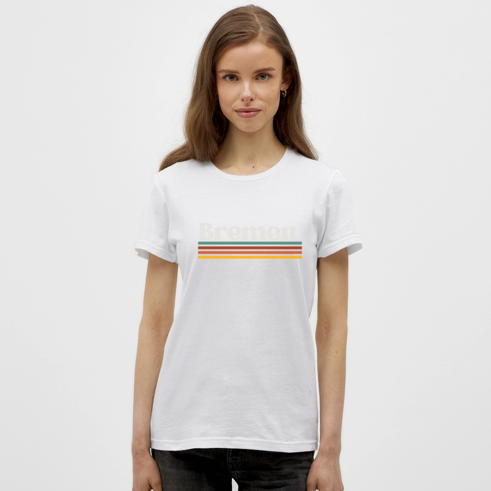 T-Shirt Ladies Bremen "Retro" - Weiß