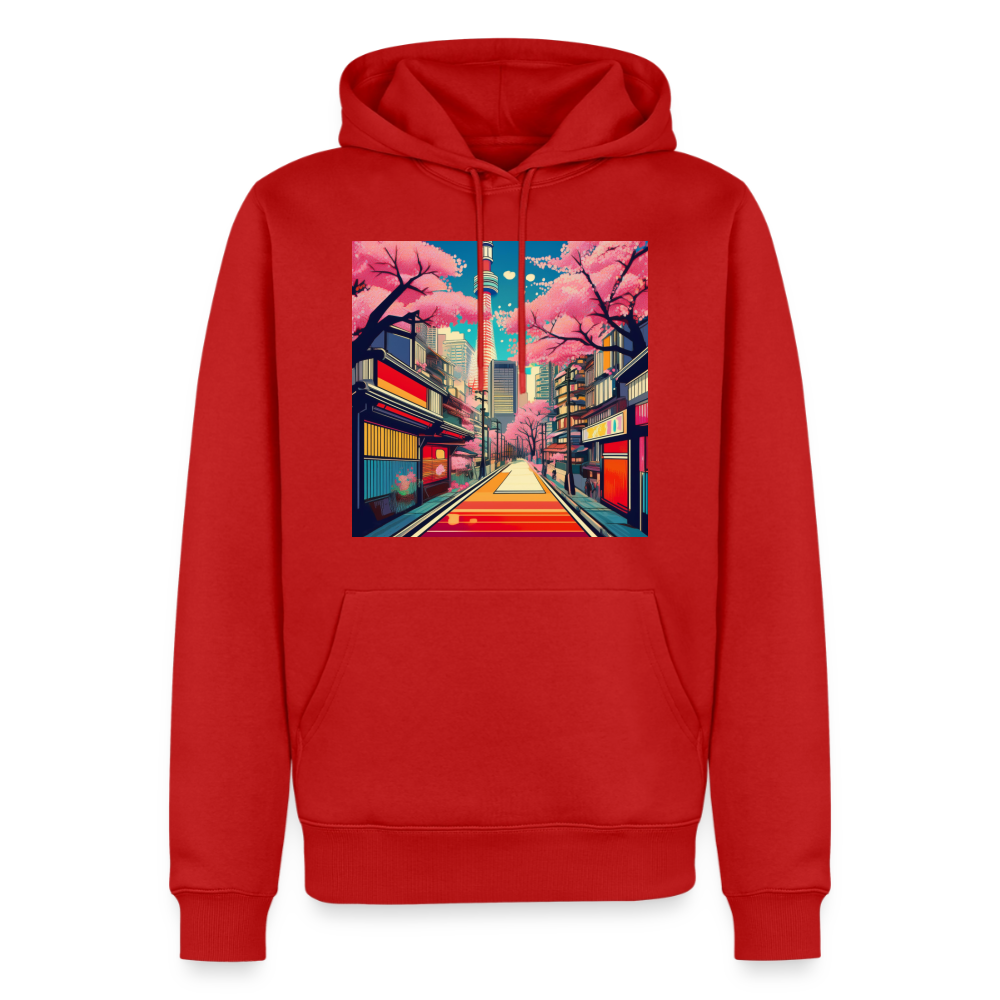 Hoodie Japan "Tokyo" - Rot