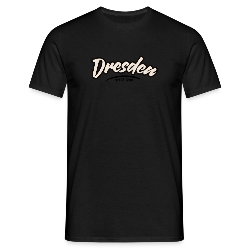 T-Shirt Dresden "Graffiti Tag" - Schwarz