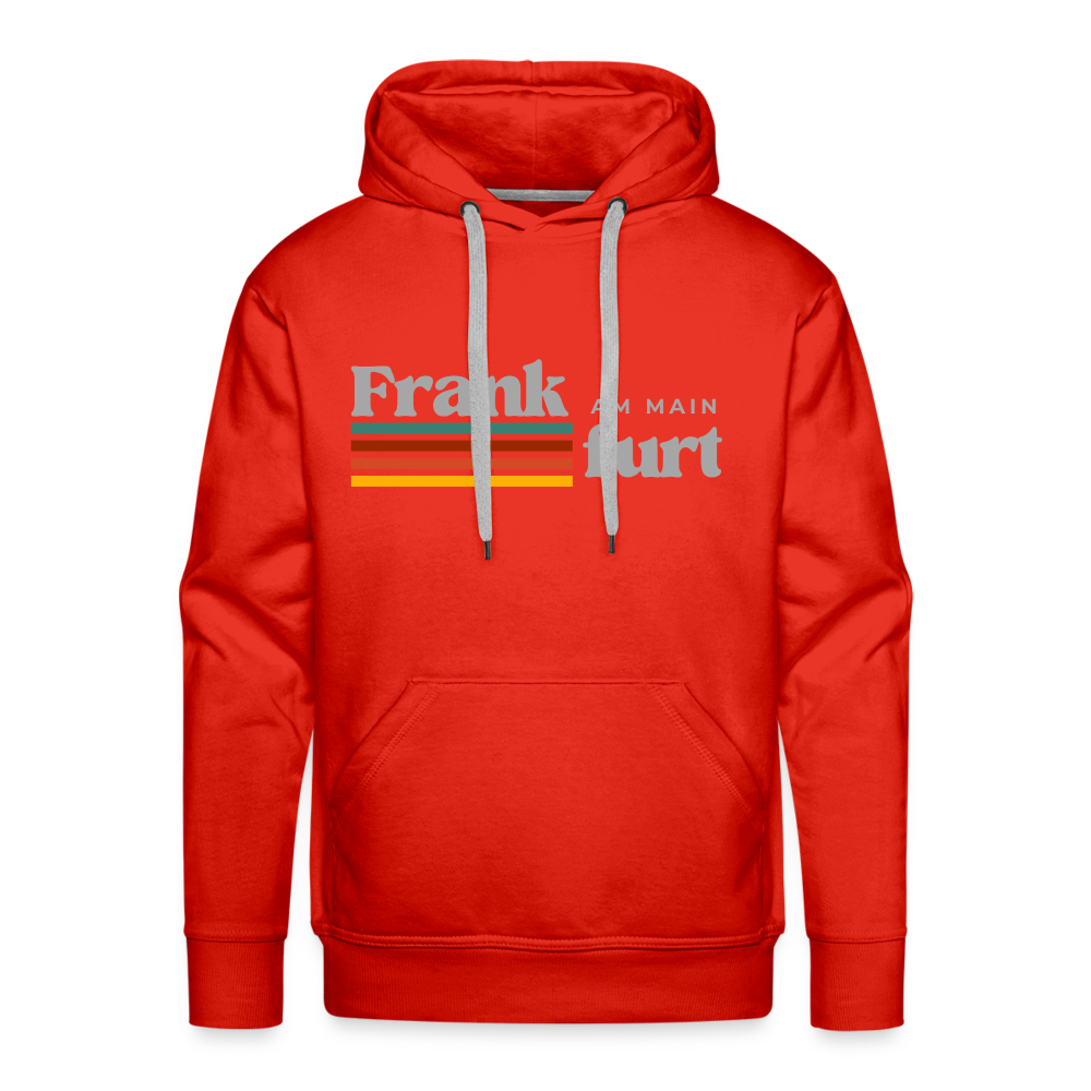 Hoodie Frankfurt (Main) "Retro" - Rot