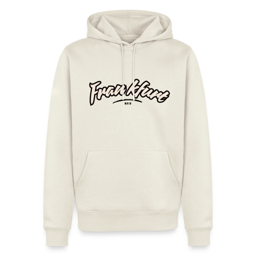 Hoodie Frankfurt (Main) "Graffiti Tag" - Naturweiß