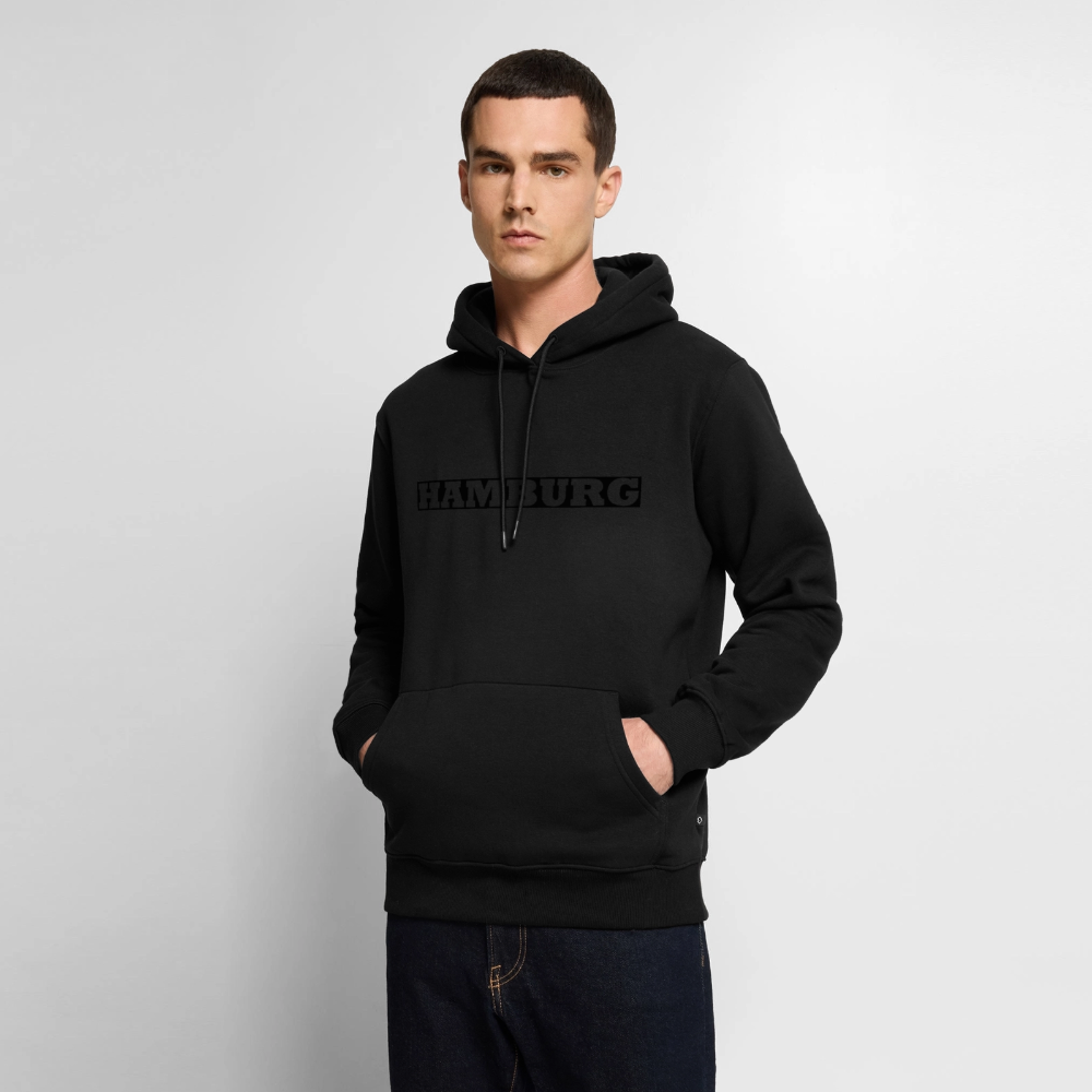 Hoodie Hamburg "Bold" Dark Edition - Schwarz