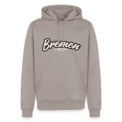 Hoodie Bremen "Graffiti Tag White" - Taupe
