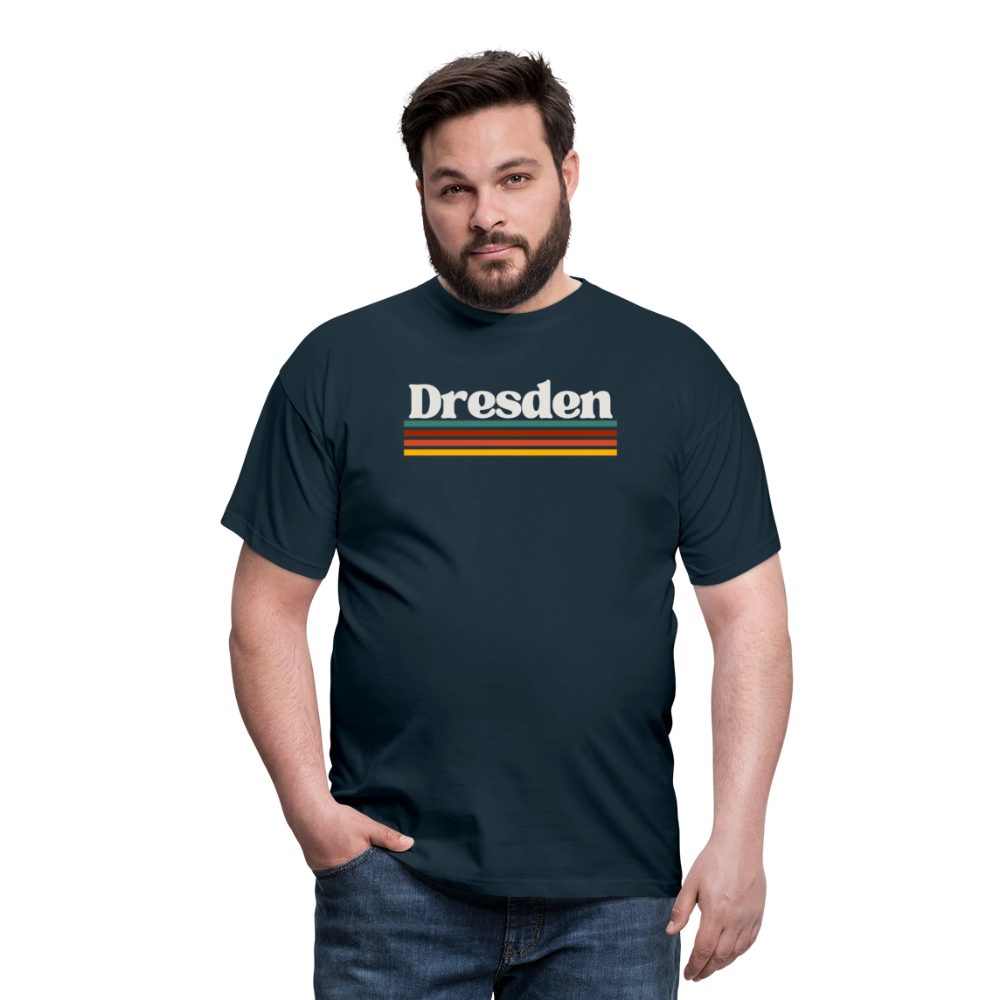 T-Shirt Dresden "Retro" - Navy