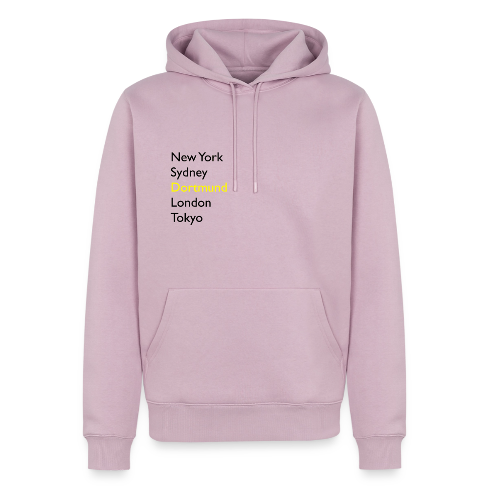 Hoodie Dortmund "Metropolen" Dark Edition - Altrosa