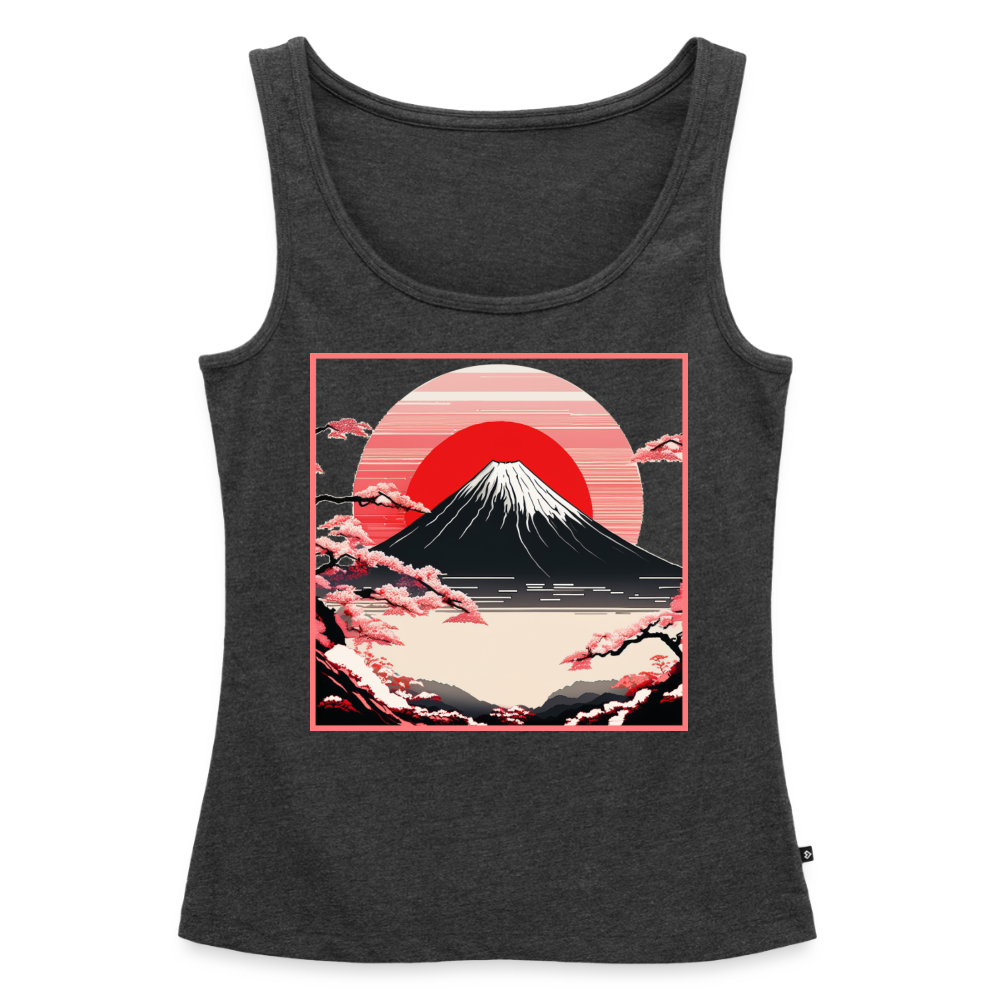 Tanktop Ladies Japan "Fuji" - Anthrazit meliert