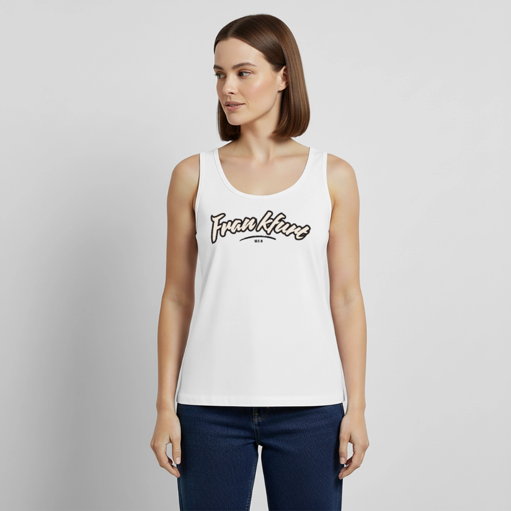 Tanktop Ladies Frankfurt (Main) "Graffiti Tag" - Weiß