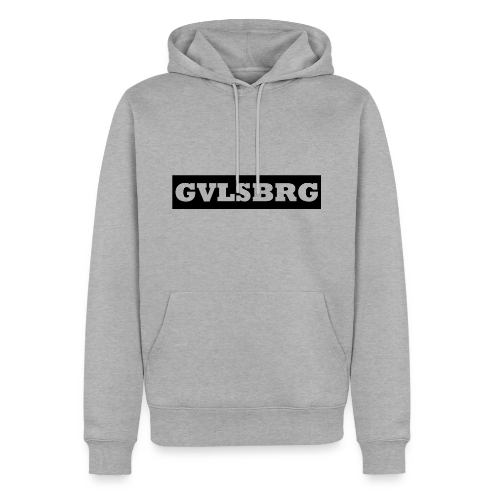 Hoodie Gevelsberg "GVLSBRG" Dark Edition - Grau meliert