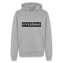 Hoodie Gevelsberg "GVLSBRG" Dark Edition - Grau meliert