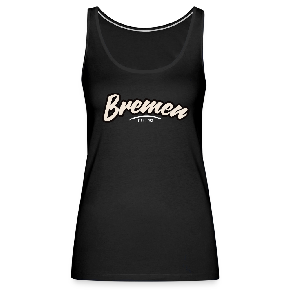 Tanktop Ladies Bremen "Graffiti Tag White" - Schwarz