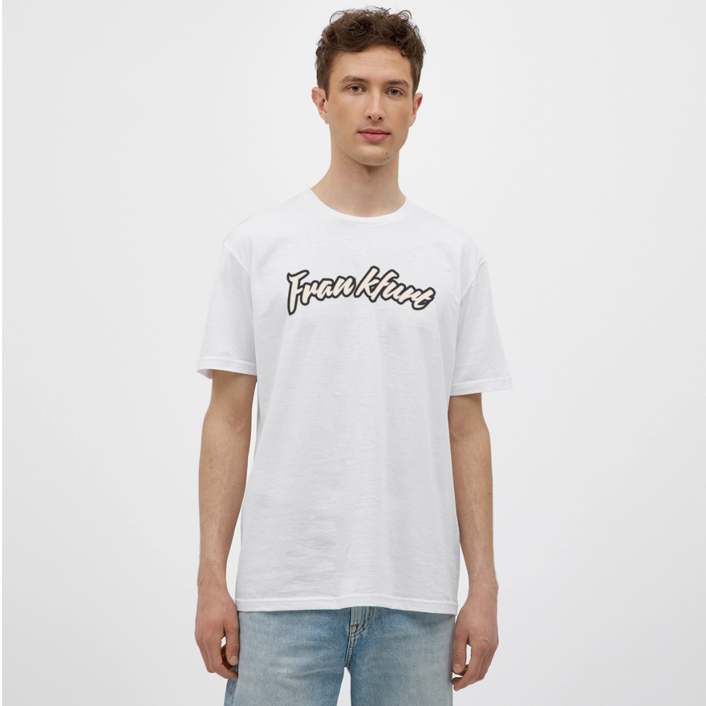 T-Shirt Frankfurt (Main) "Graffiti Tag White" - Weiß