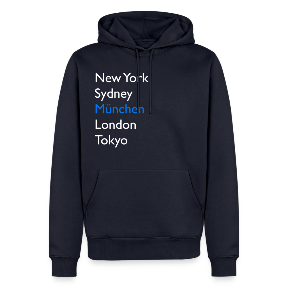Hoodie München "Metropolen Big" Bright Edition - Navy