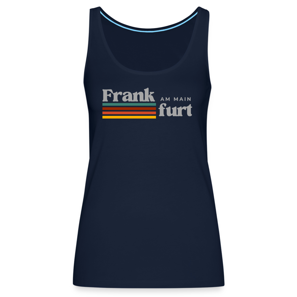 Tanktop Ladies Frankfurt (Main) "Retro" - Navy
