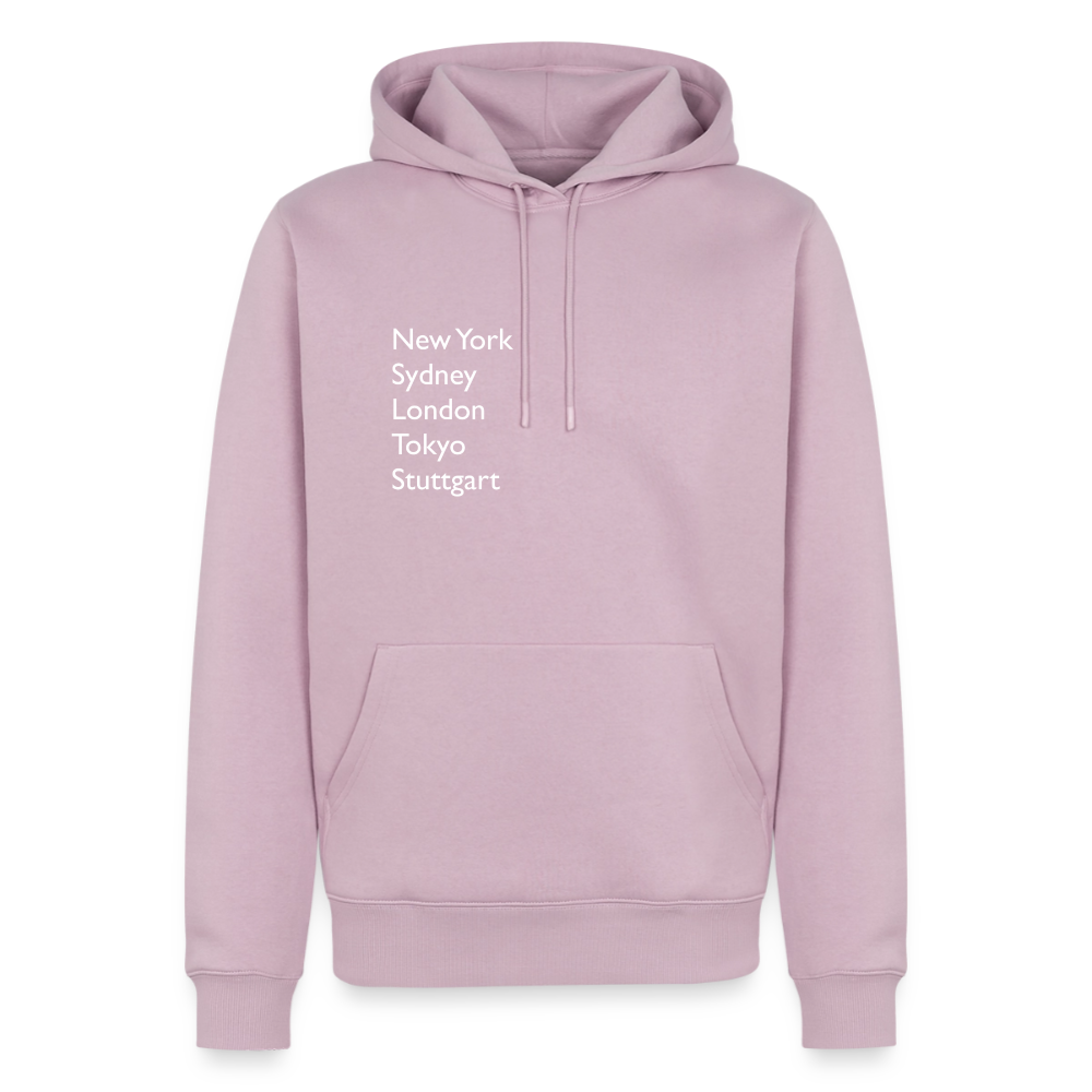 Hoodie Stuttgart "Metropolen" Bright Edition - Altrosa