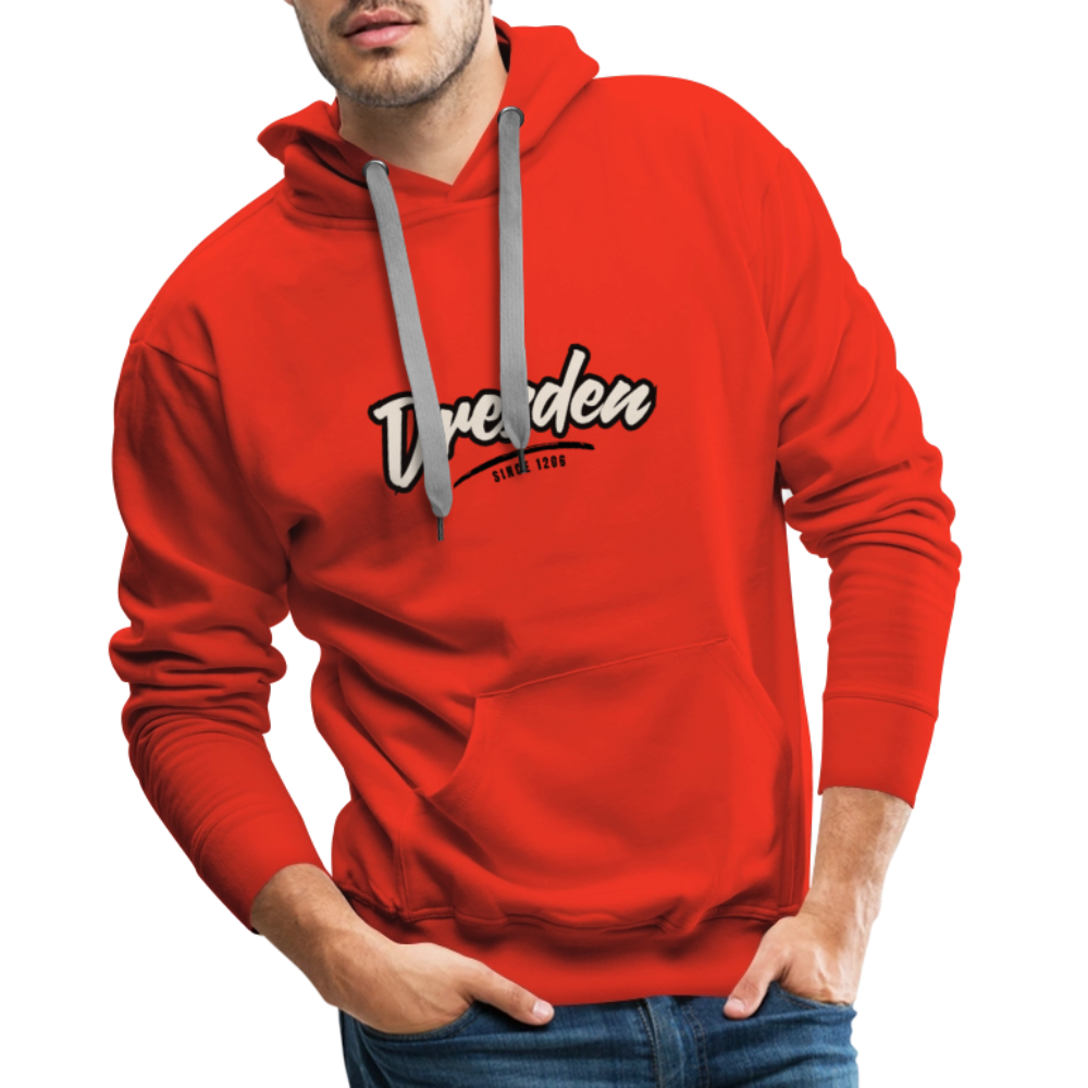 Hoodie Dresden "Graffiti Tag" - Rot