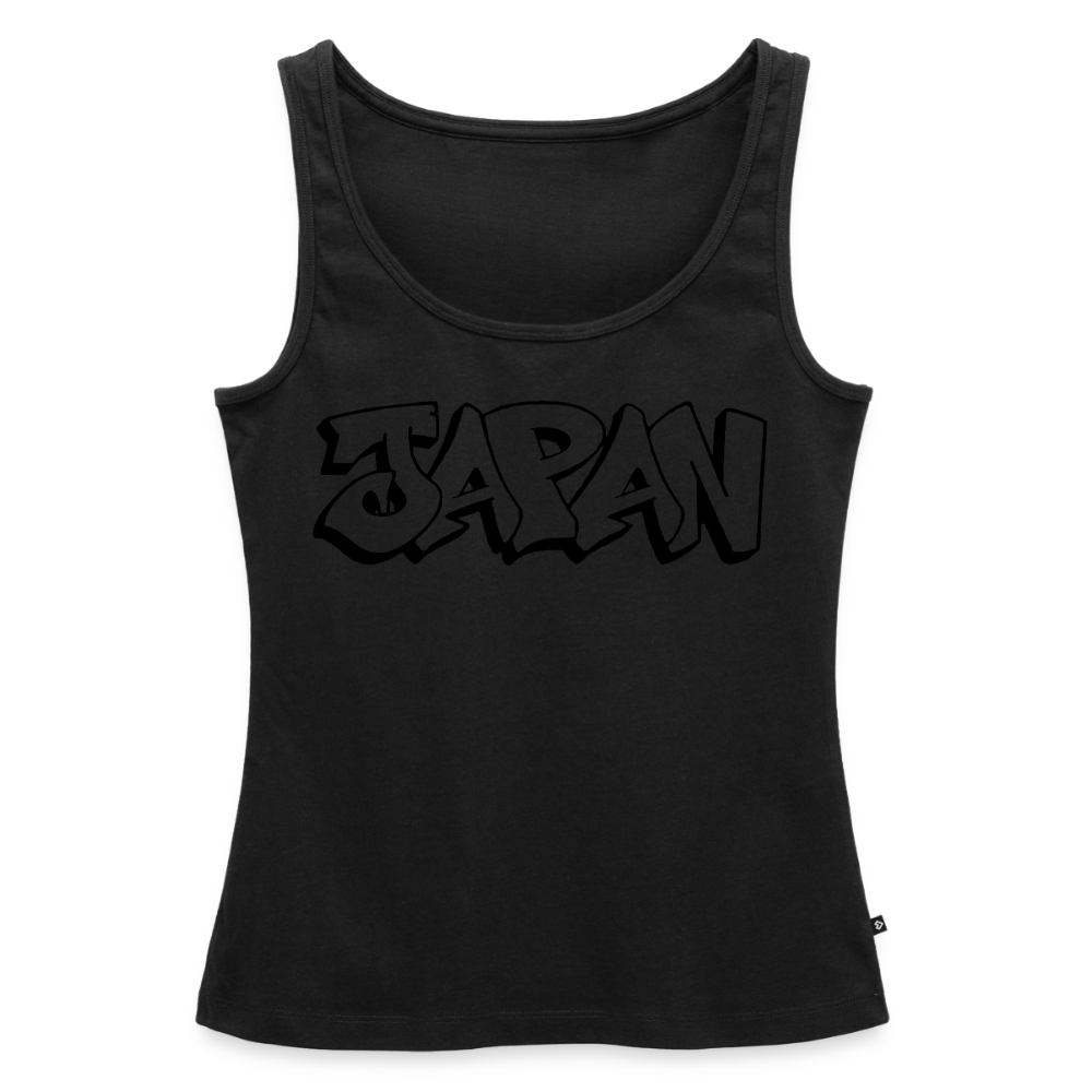 Tanktop Ladies Japan Graffiti "JP Plain" - Schwarz