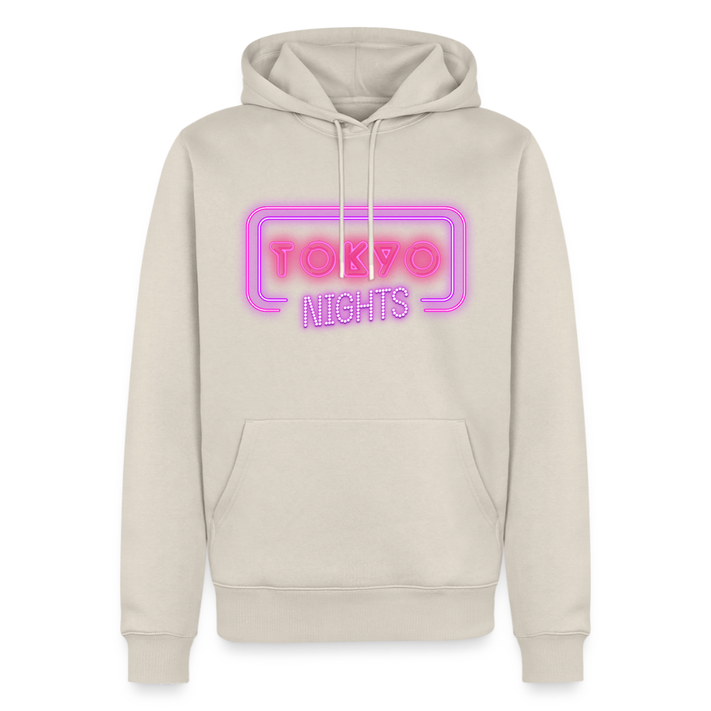 Hoodie Japan "Tokyo Nights" - Beige