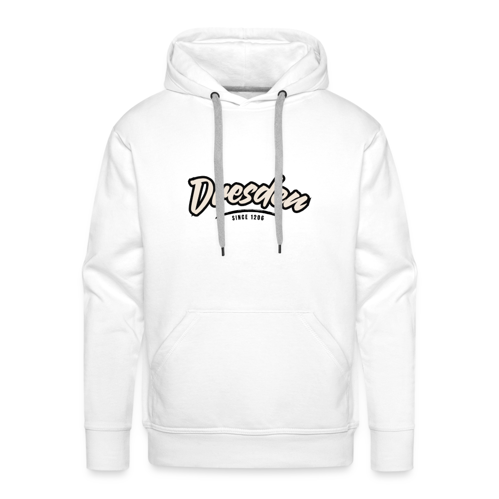Hoodie Dresden "Graffiti Tag" - Weiß