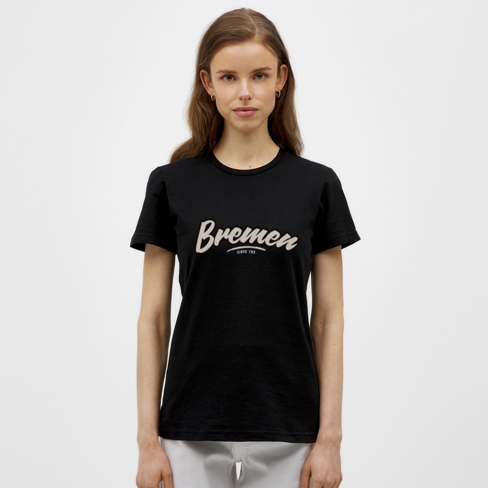 T-Shirt Ladies Bremen "Graffiti Tag White" - Schwarz