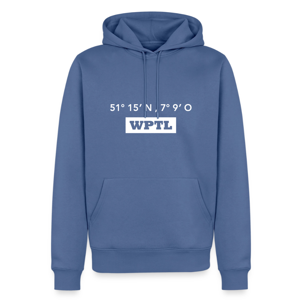 Hoodie WPTL "GPS" Bright Edition - Taubenblau