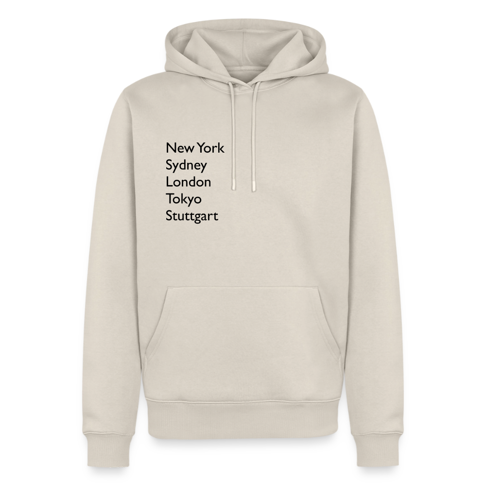Hoodie Stuttgart "Metropolen" Dark Edition - Beige