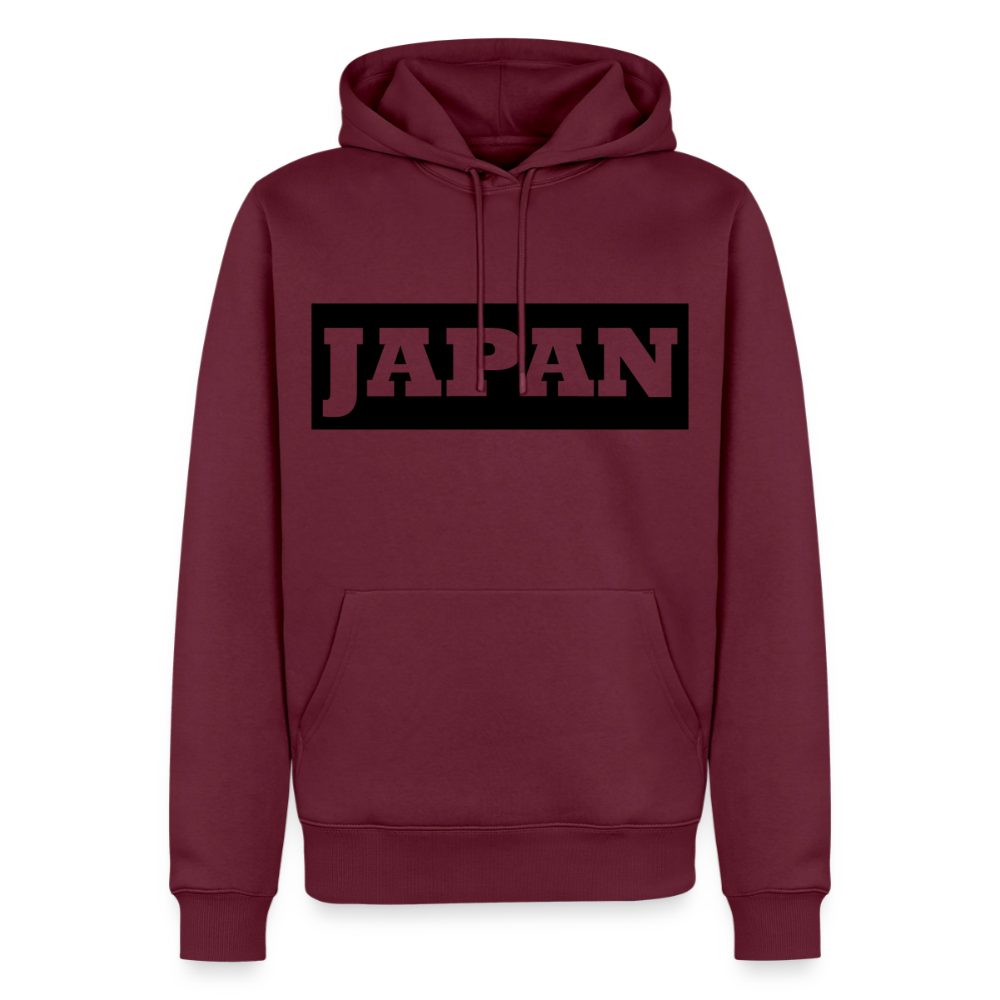 Hoodie Japan "Bold" - Burgunderrot