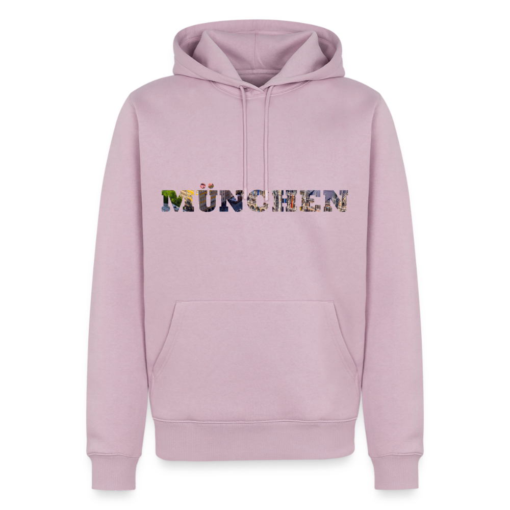 Hoodie München "Marienplatz Bold" - Altrosa