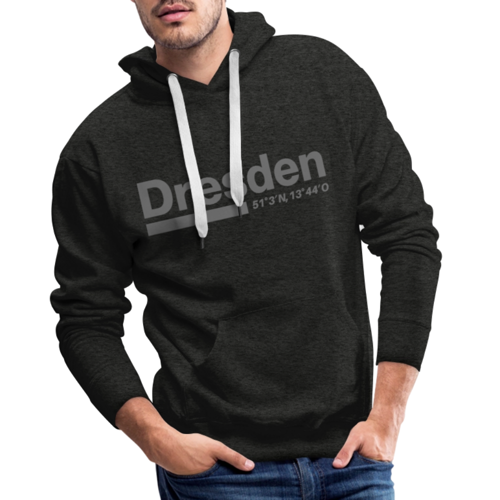 Hoodie Dresden "Bold GPS" - Anthrazit