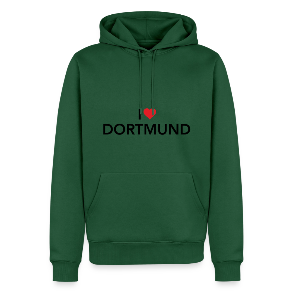 Hoodie "I Love Dortmund" Bright Edition - Flaschengrün
