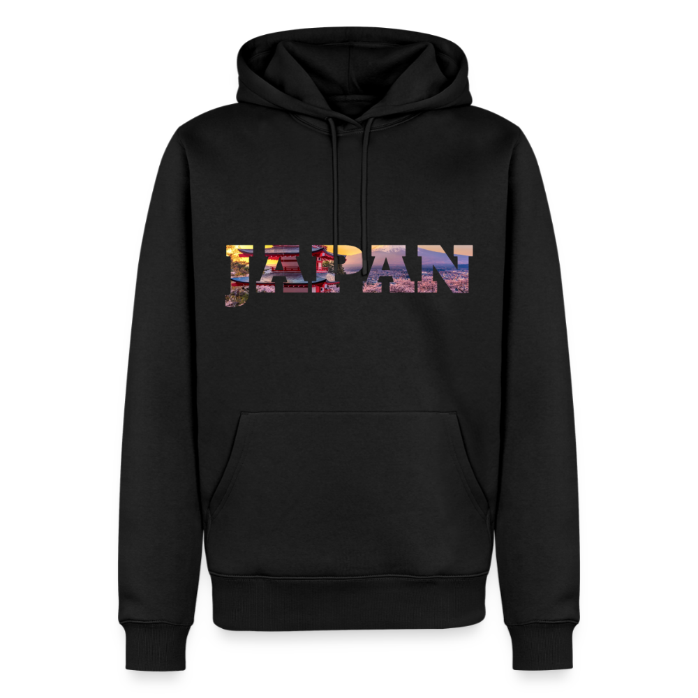 Hoodie Japan "Bold Panorama" - Schwarz