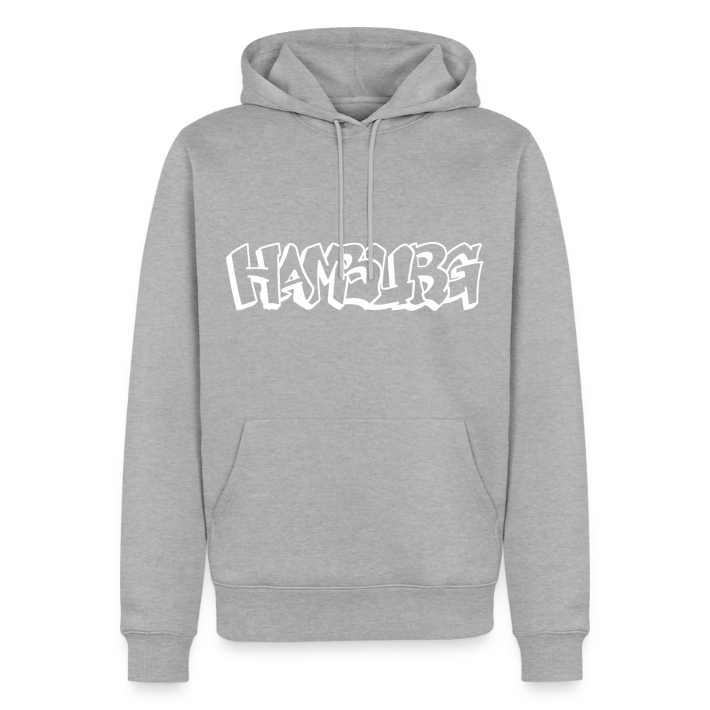 Hoodie Hamburg "Graffiti" Bright Edition - Grau meliert