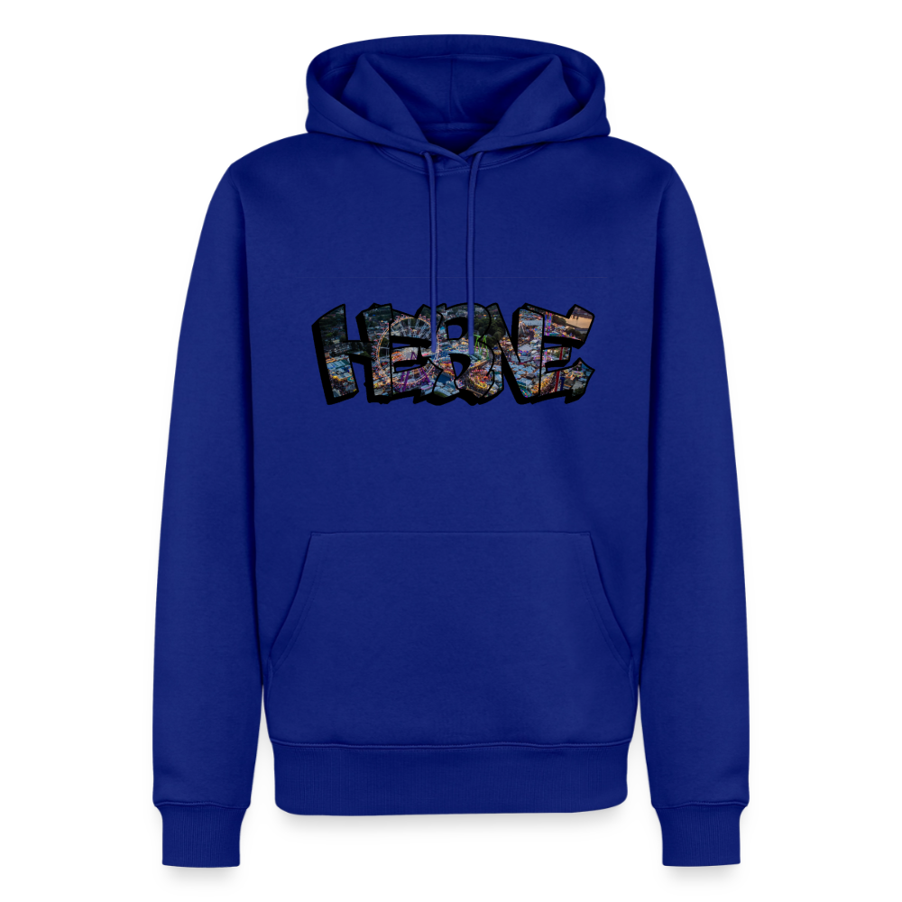 Hoodie Herne "Kirmes Night" - Royalblau