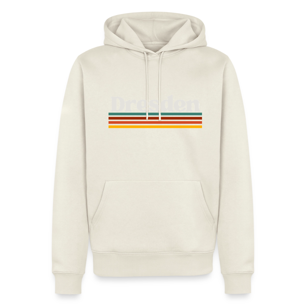 Hoodie Dresden "Retro" - Naturweiß