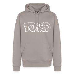 Hoodie Japan Graffiti "Tokyo Bright Edition" - Taupe