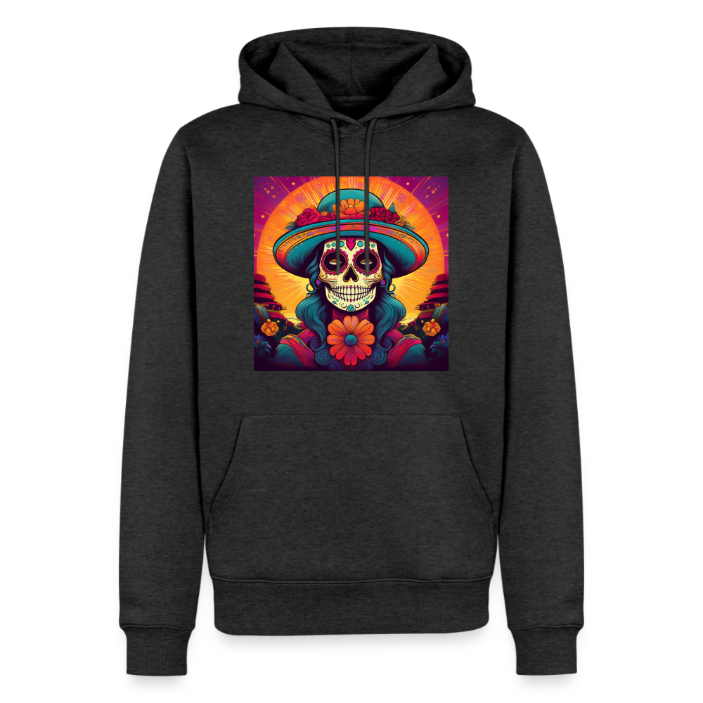 Hoodie Mexico "Mujer" - Anthrazit meliert